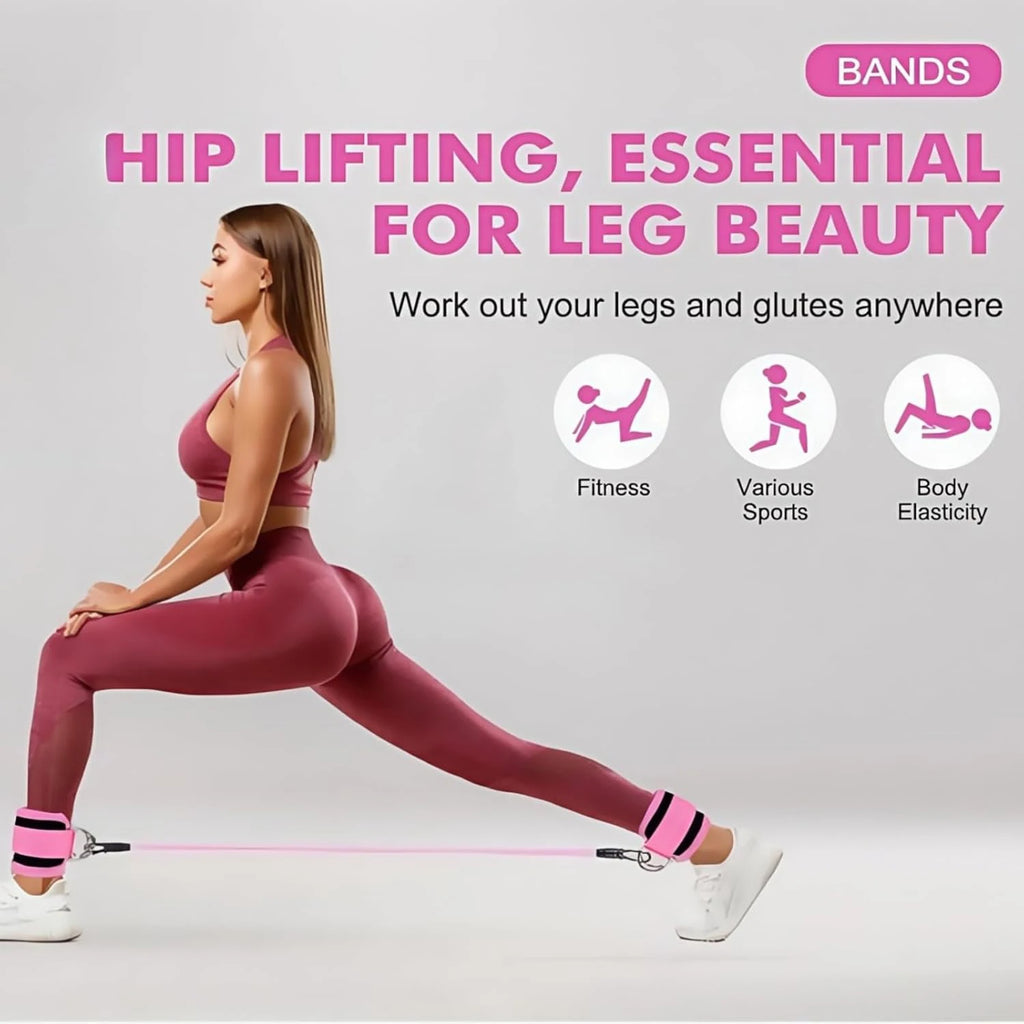 10PC Yoga Resistance Band Set