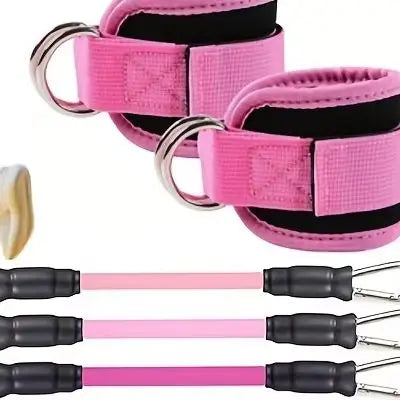 10PC Yoga Resistance Band Set