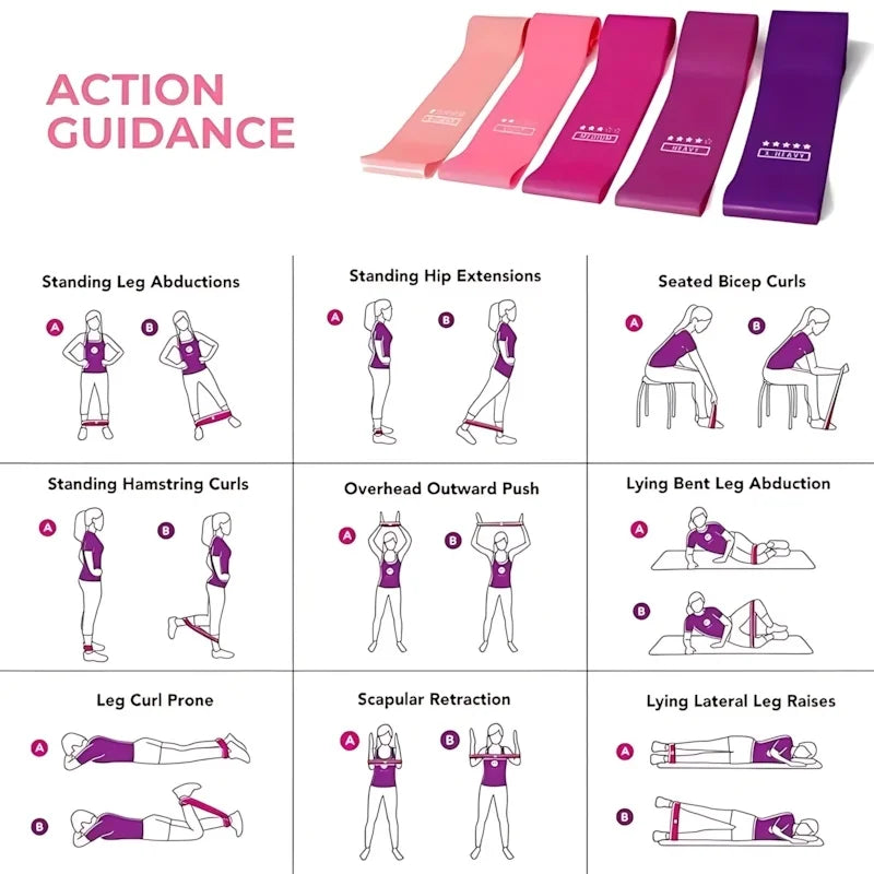 5PC Resistance Loop Bands