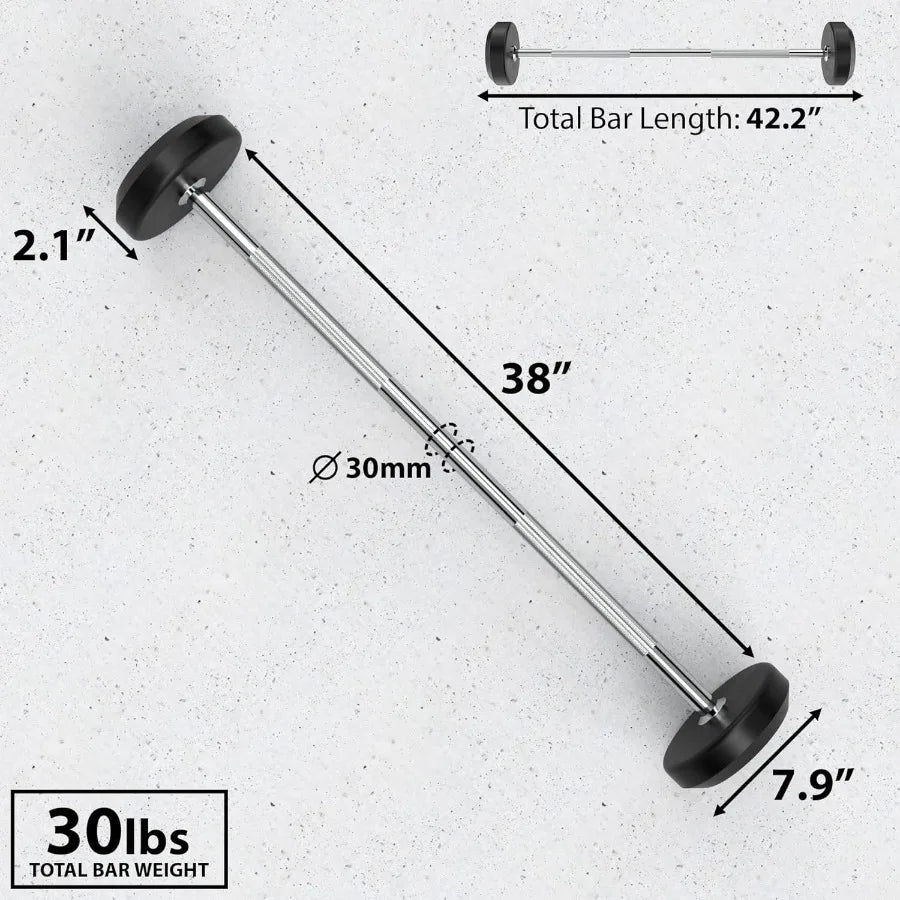 Fixed Straight Barbell