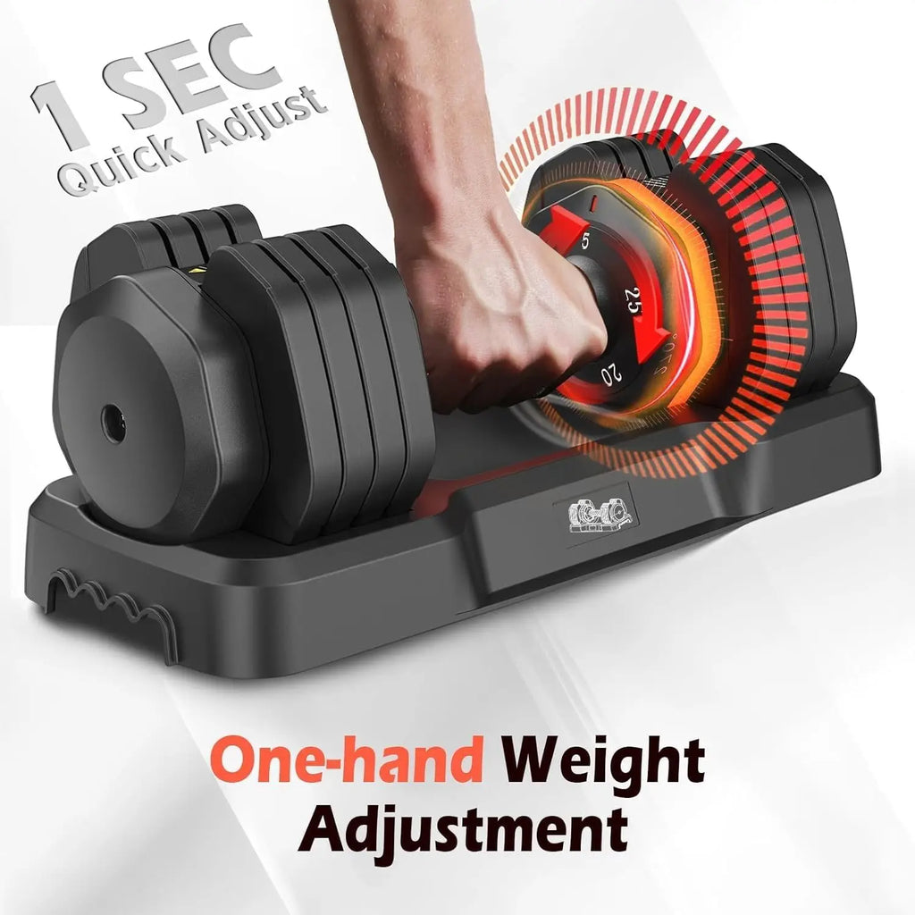 50LB Adjustable Dumbbell Pair