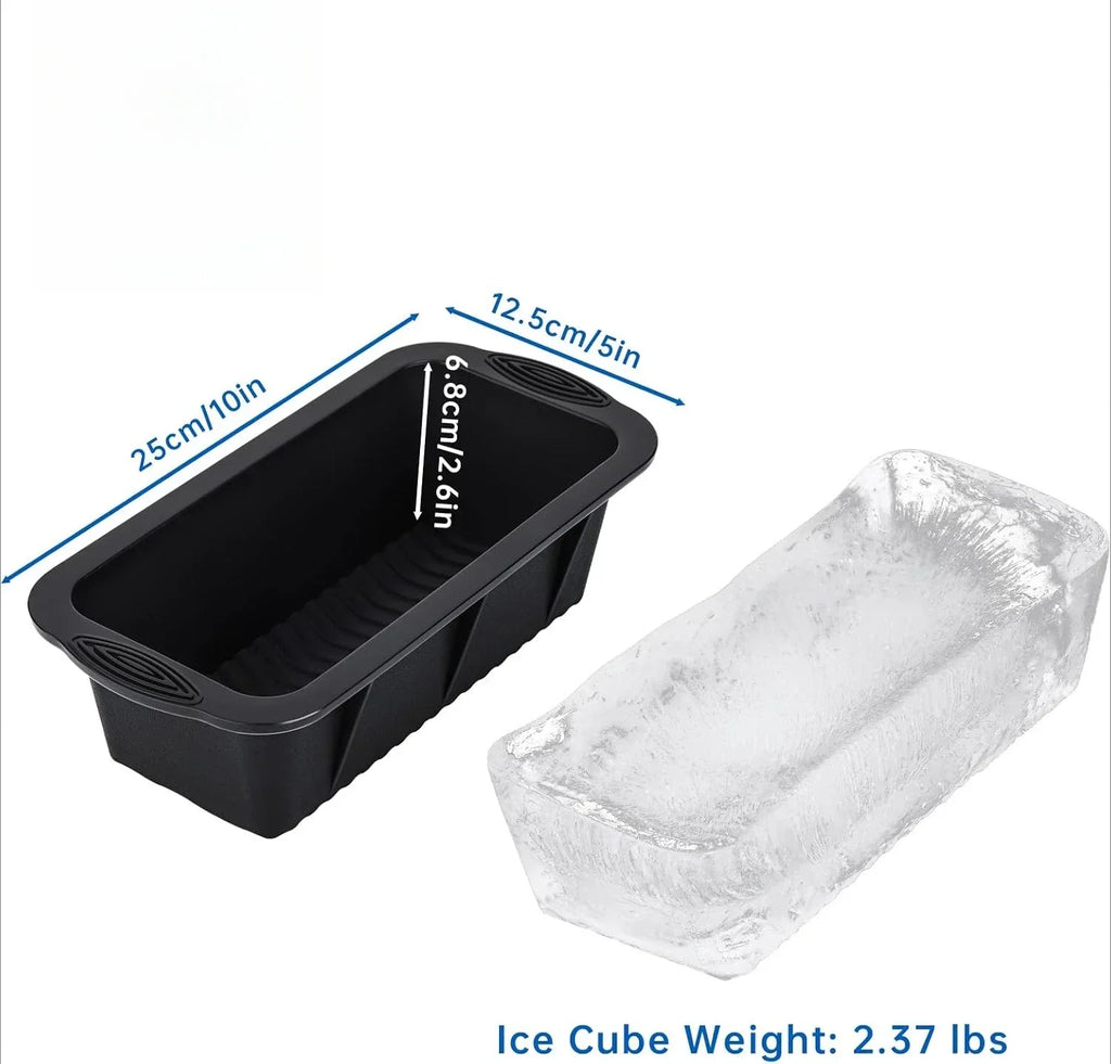 Extra Large Ice Cube Molds Ice Bath Water Chiller Reusable Giant Ice Block Molds Silicone Ice Block Maker For Home Accessories