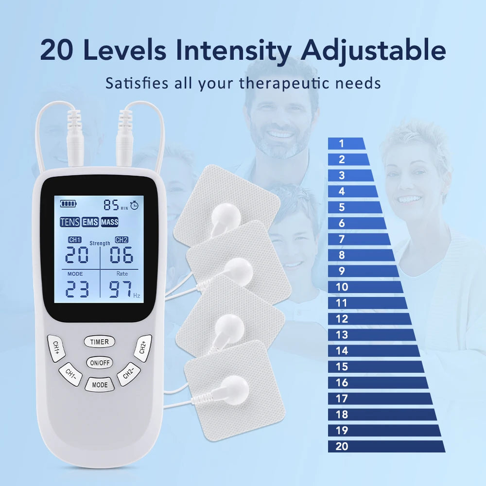 36-Mode TENS & EMS Patch Massager
