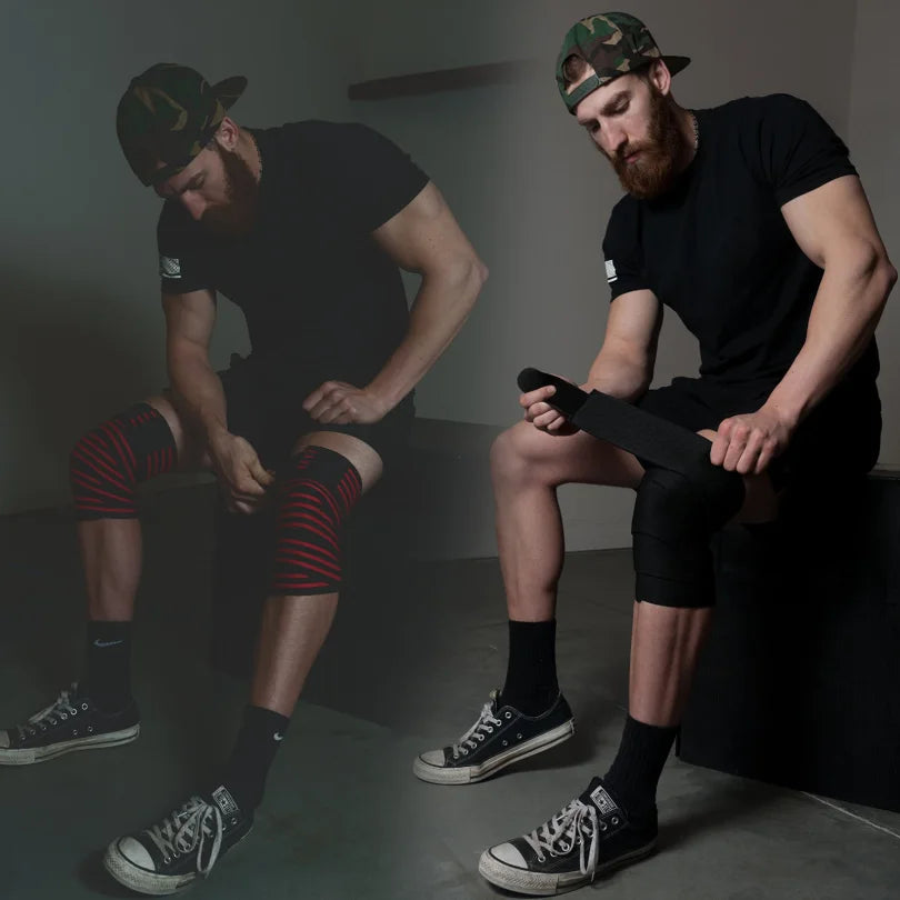 Knee Wraps for Squatting Knee Strap Bands for Crossfit Training Powerlifting Knee Support Deadlift Wraps Weightlifting Wholesale