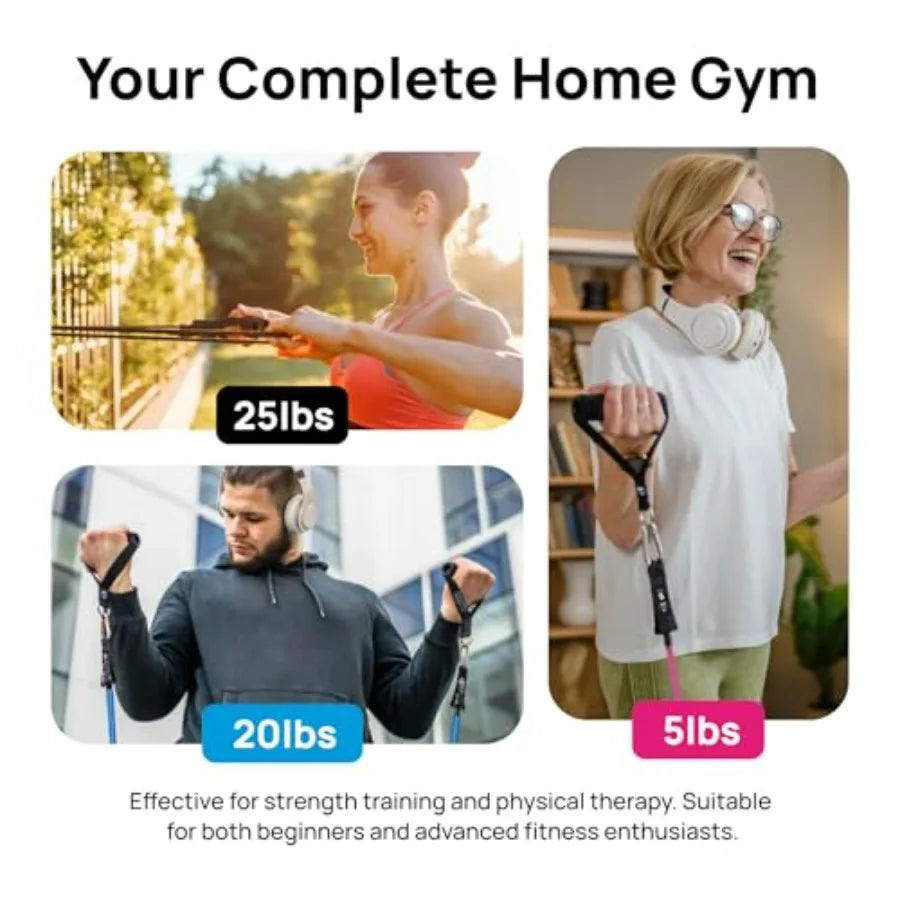 150LB Stackable Resistance Band Set