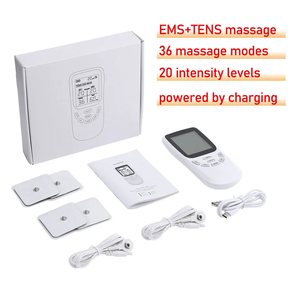 36-Mode TENS & EMS Patch Massager