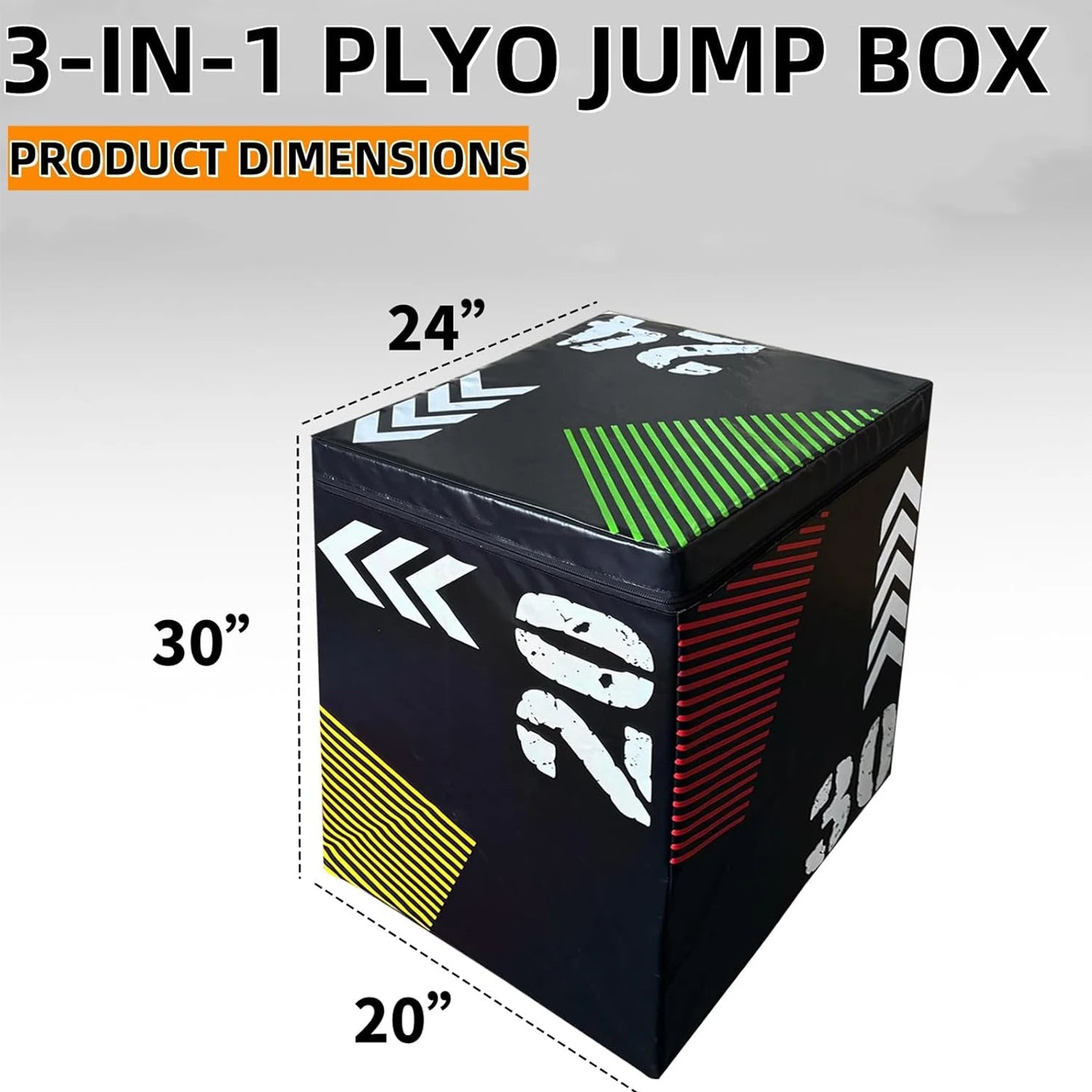 3 In 1 Jump Box, Soft Platform Training Box, Vaulting Box Suitable For Plyometric Training, Box Squat, Jumping Exercise