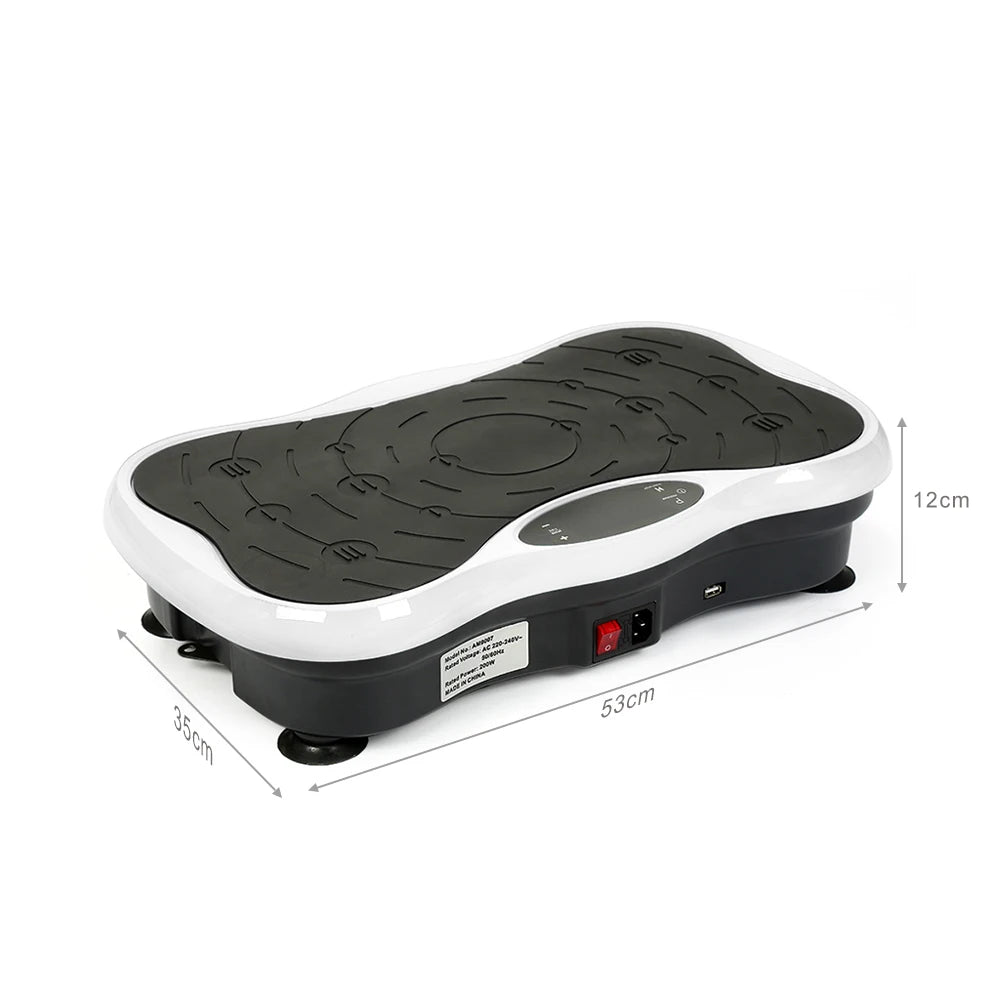 Vibration Plates, Vibration Fitness Equipment For Home, With Bluetooth Speaker, 2 Resistance Bands, Vibration Fitness Trainer