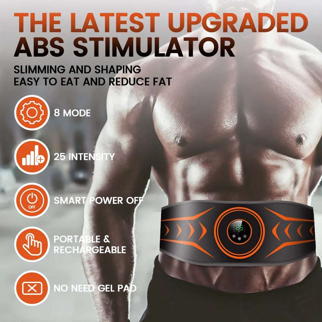 Abdominal ab toning trainer Abs workout equipment ab cruncher for abs workout Ab muscle toner Sport Exercise Belt for Men