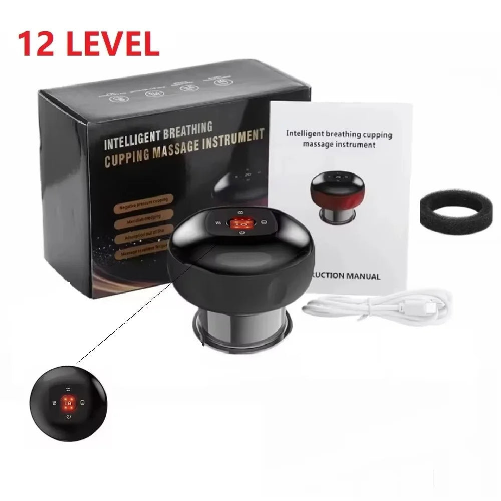 Rechargeable Electric Cupping & Gua Sha Massage Set