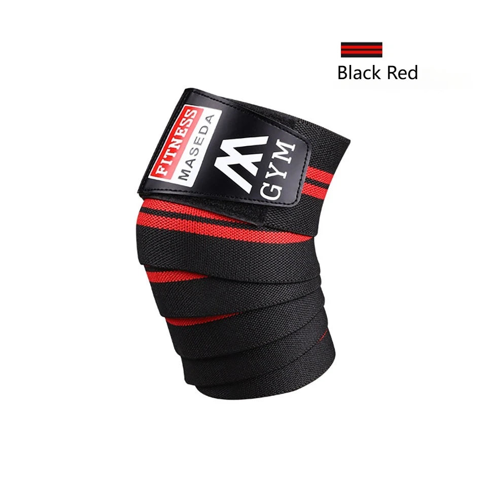 GTUBIKE 1PCS Sports Knee Wraps for Men & Women | Ideal for Cross Training, Gym Workouts, Weightlifting, Fitness & Powerlifting