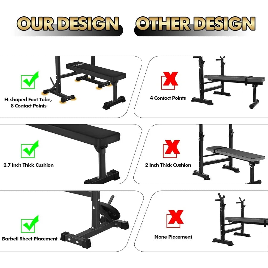 Bench Press with Squat Rack