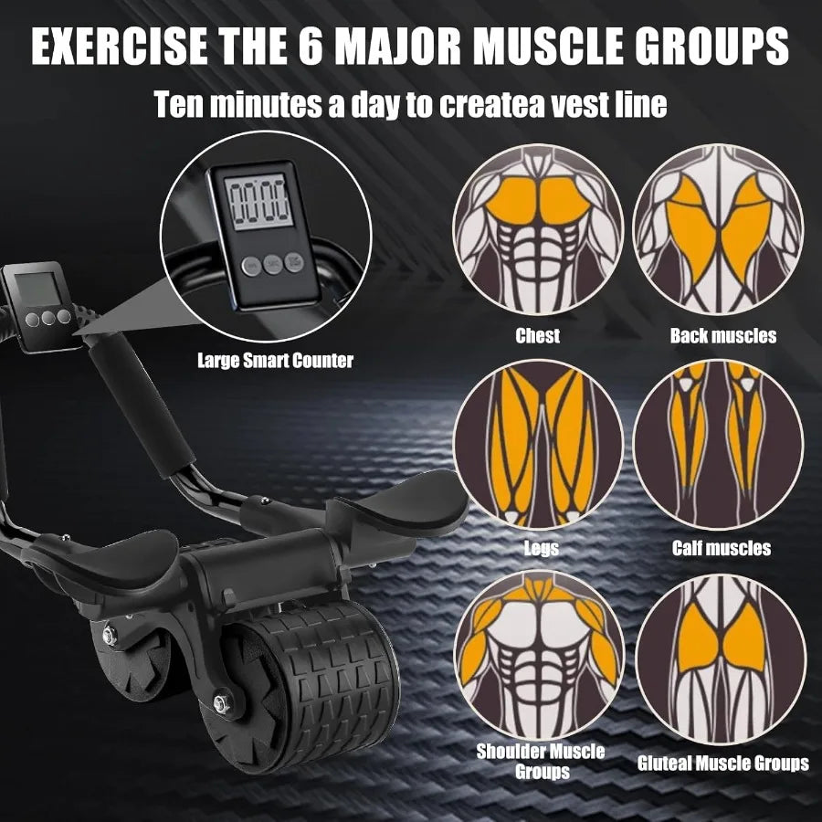 Auto Rebound Ab Roller Trainer