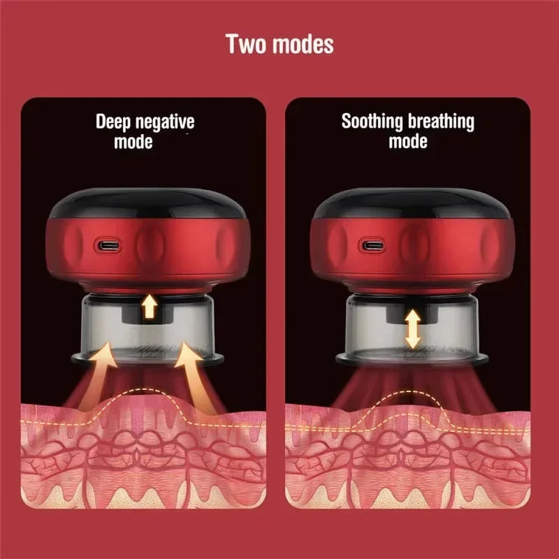 Rechargeable Electric Cupping & Gua Sha Massage Set