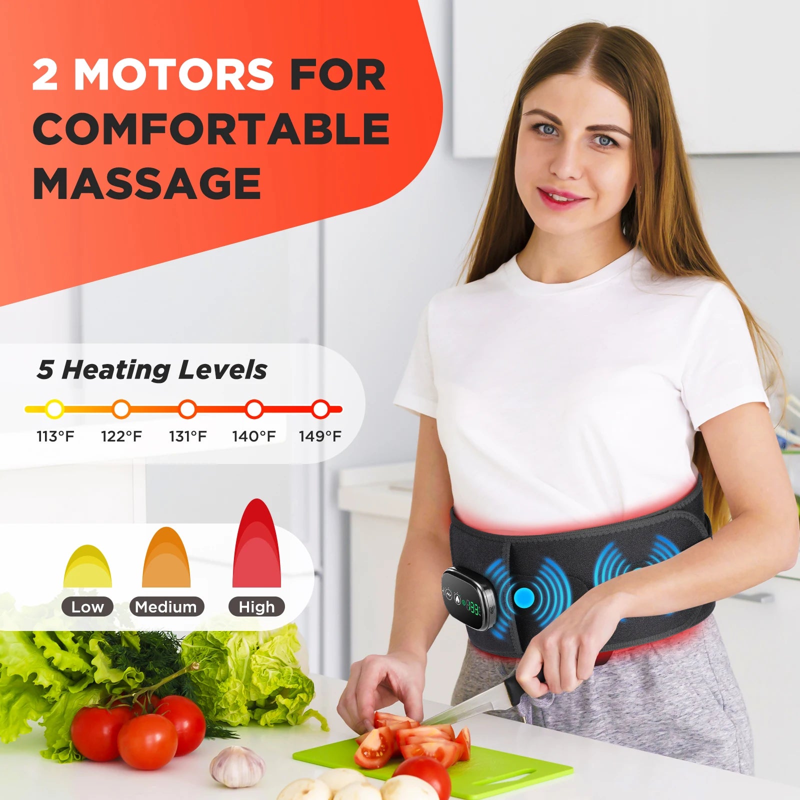 Heating Waist Massager Belt