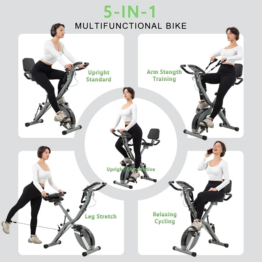 5-in-1 Stationary Exercise Bike