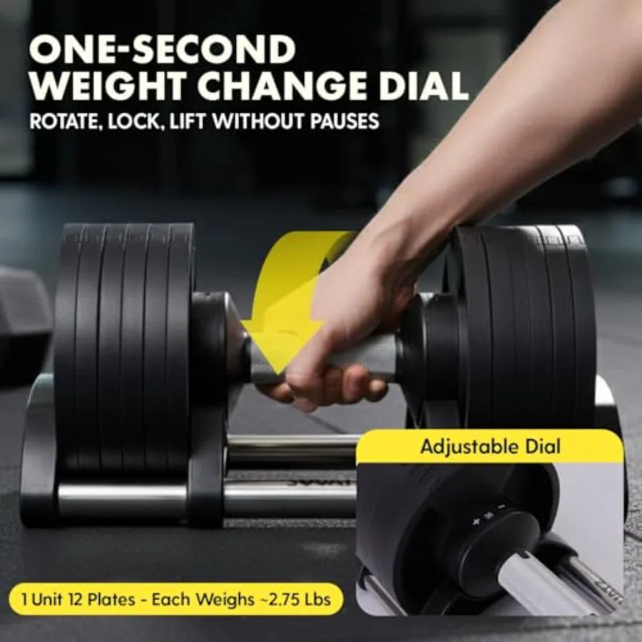 Quick Change Adjustable Dumbbell Set