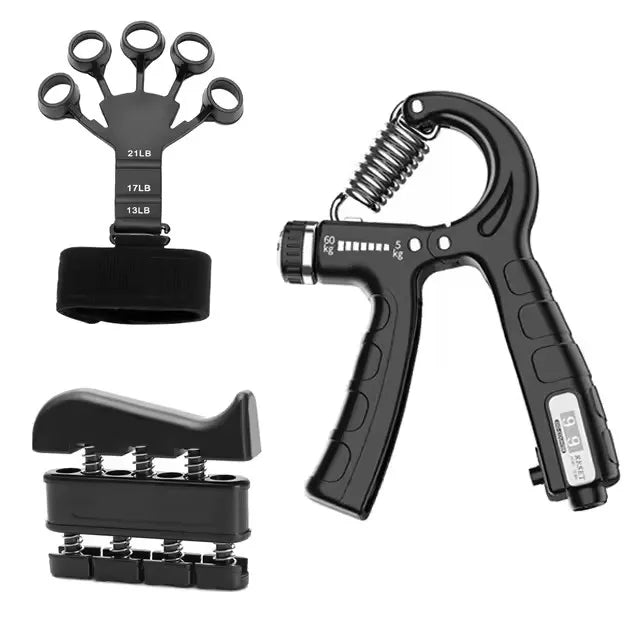 5-60Kg Adjustable Heavy Hand Grip Set Fitness Hand Exerciser Grip Wrist Training Finger Gripper Hand Strengthener For Patient
