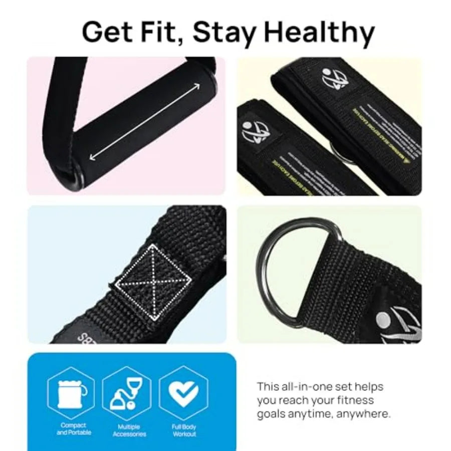 150LB Stackable Resistance Band Set