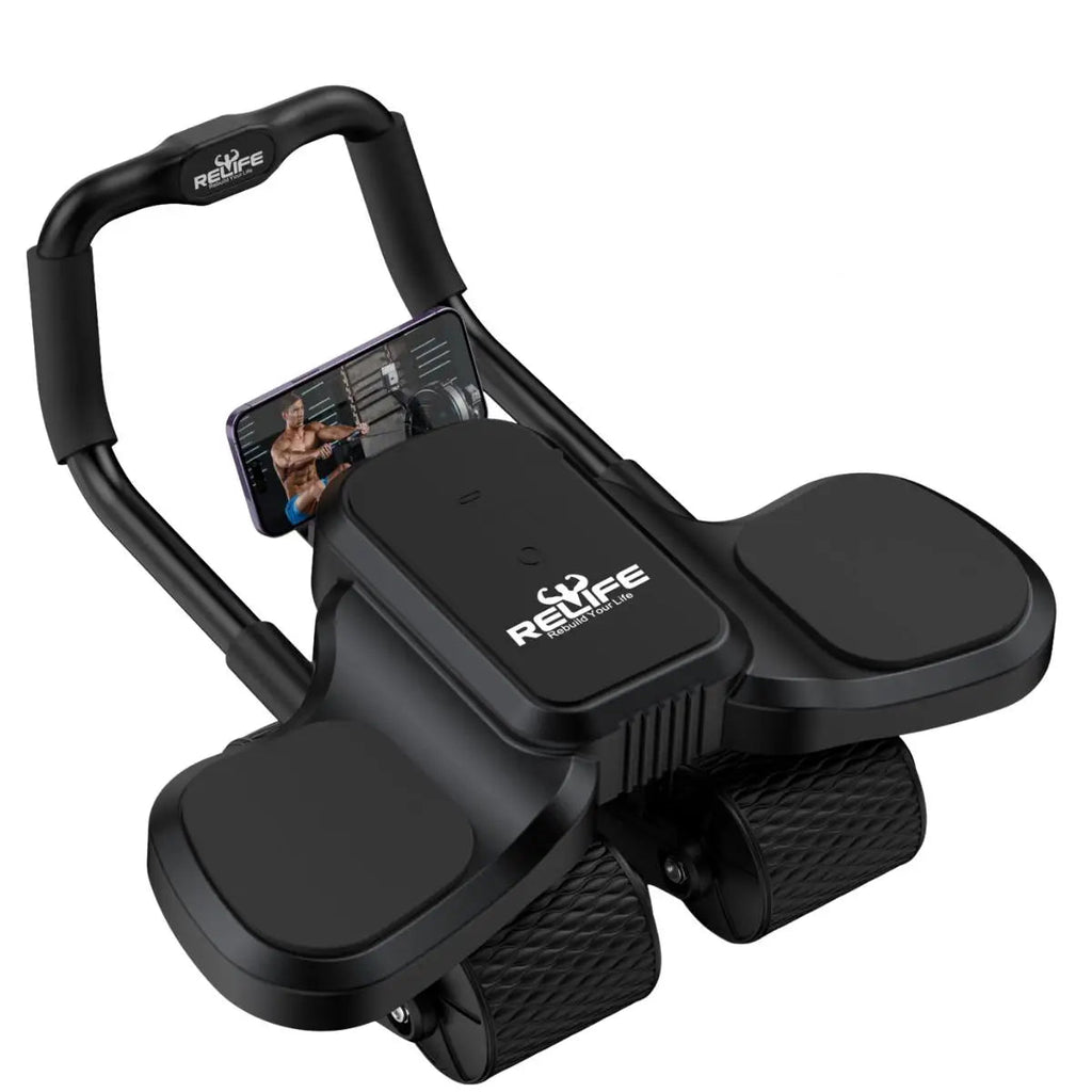 4-Wheel Ab Roller w/ Elbow Support