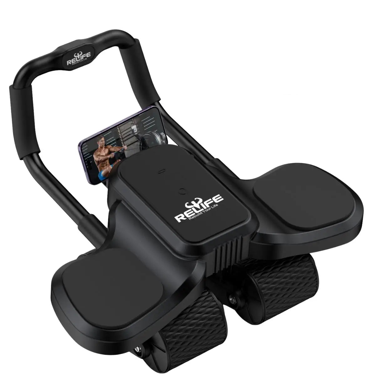 4-Wheel Ab Roller w/ Elbow Support