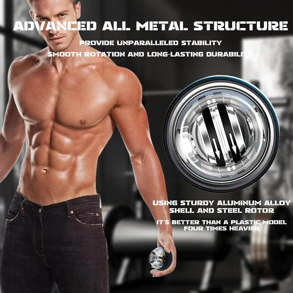 Auto-Start Gyroscopic Forearm Exerciser Forearm Gyro Ball Wrist Exerciser Gyro Ball Strengthener for Wrist & Forearm Training