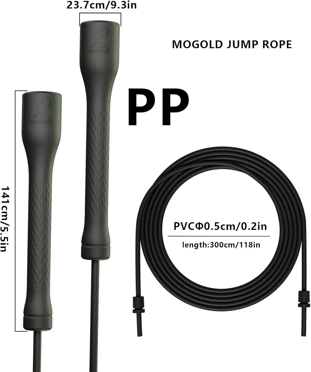 Adjustable PVC Jump Rope