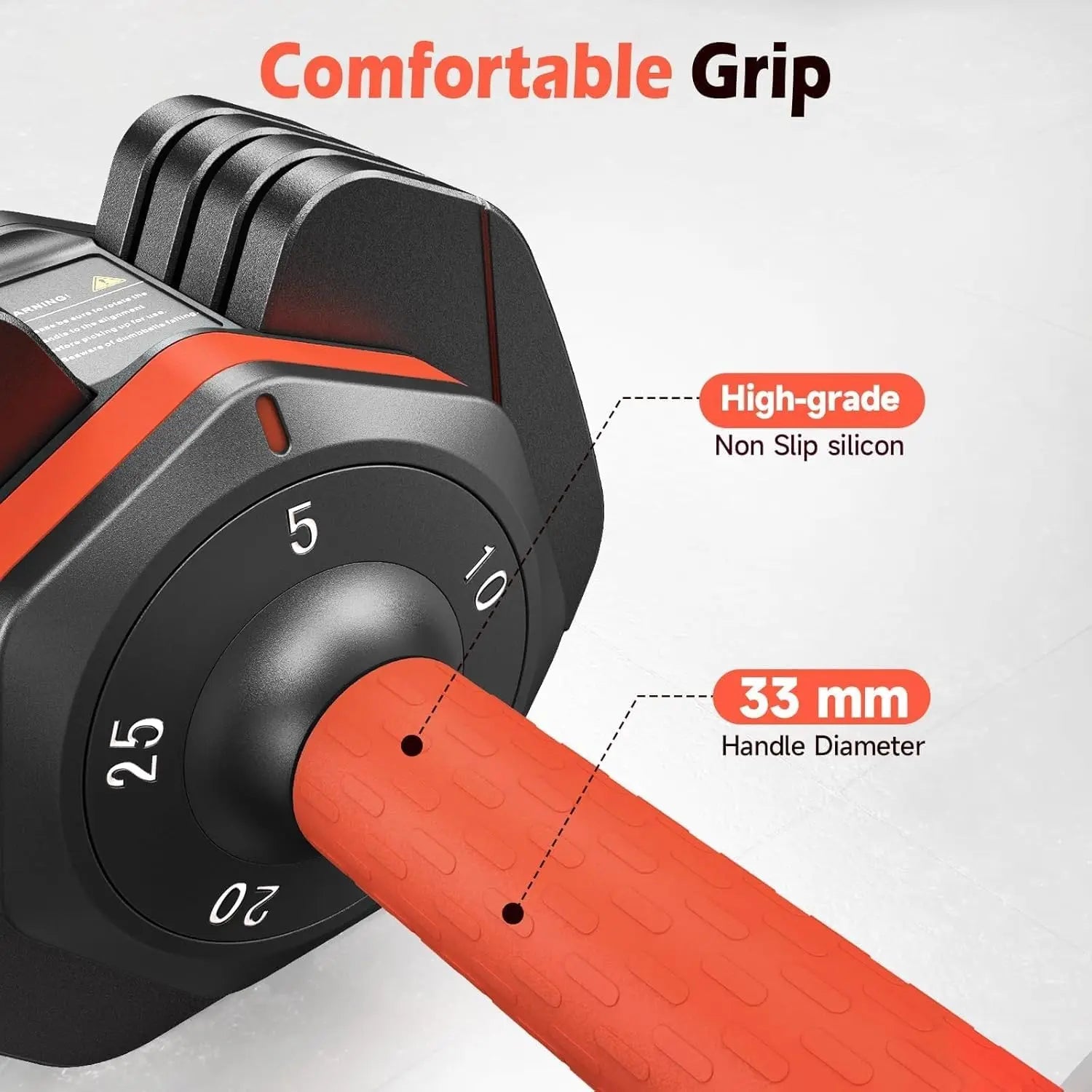 50LB Adjustable Dumbbell Pair