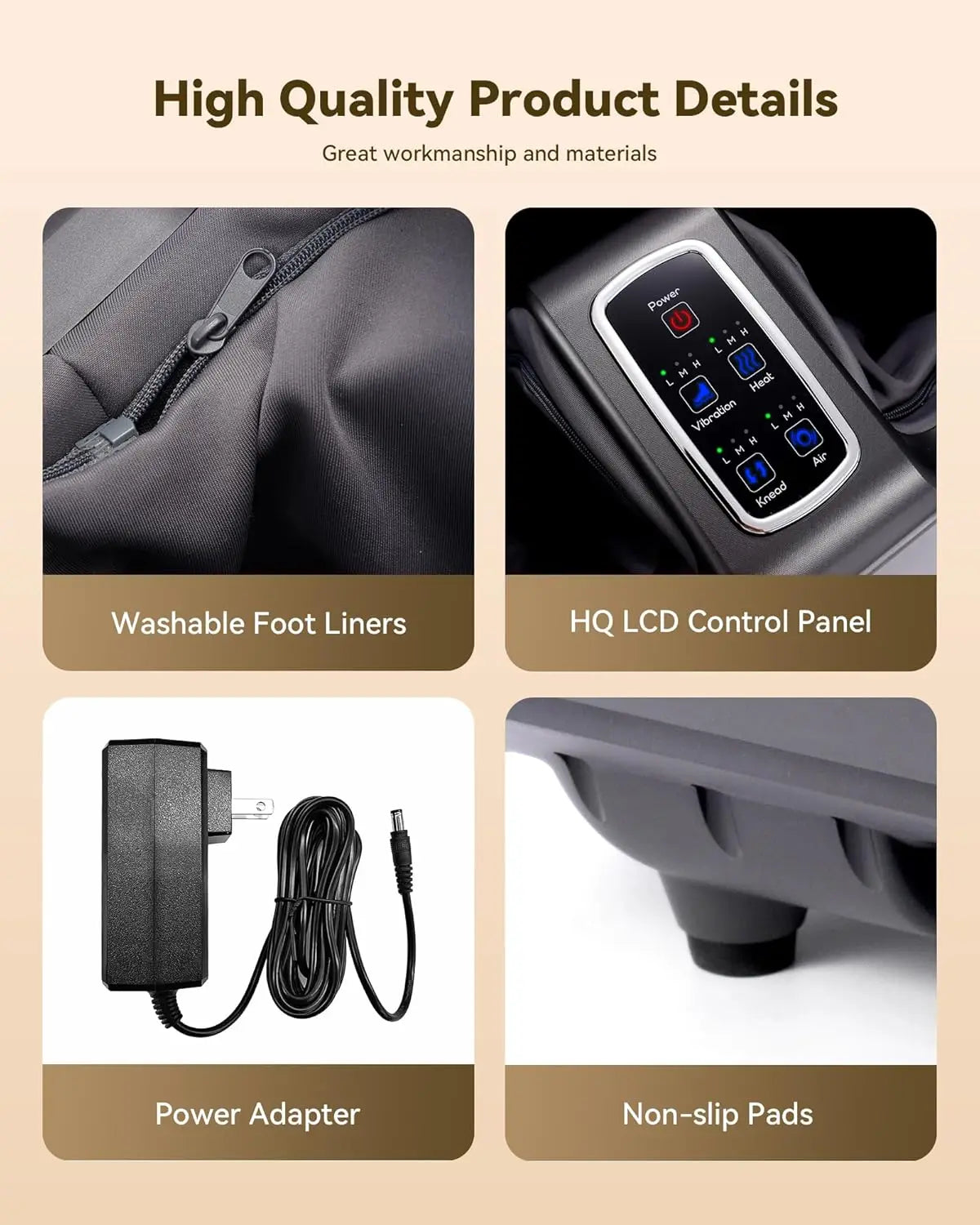 2-in-1 Shiatsu Foot & Calf Massager