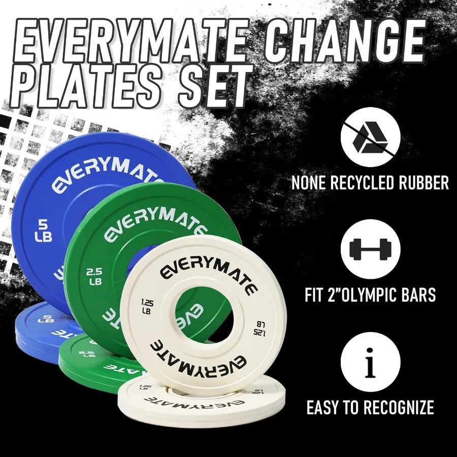 Fractional Bumper Plate Set