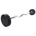 Rubber Coated Straight Barbell