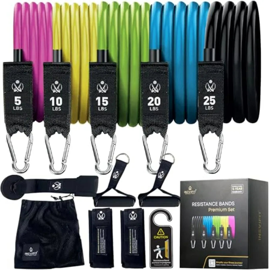 150LB Stackable Resistance Band Set