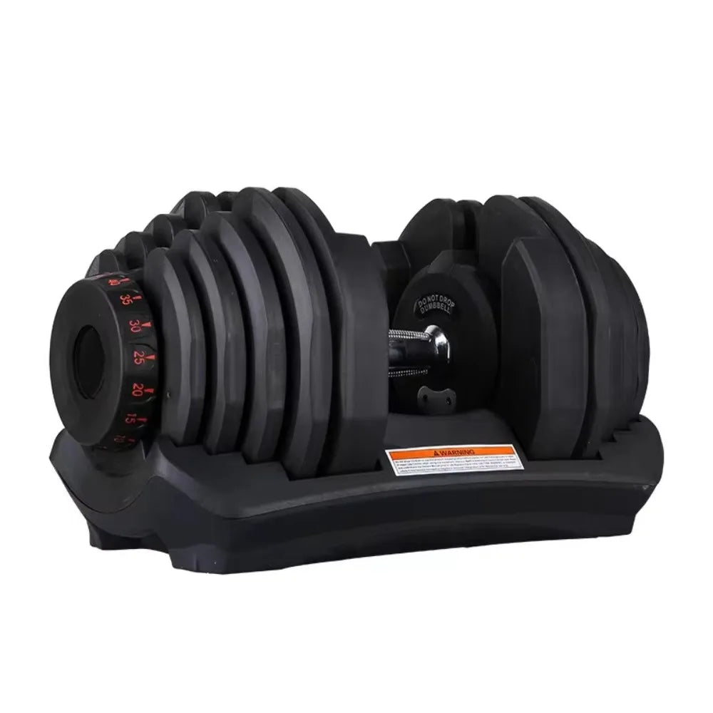 Commercial Gym Adjustable Dumbbell Set 40KG 90LB With Stand Door To Door Heavy Duty Free Weight Strength Training Equipment