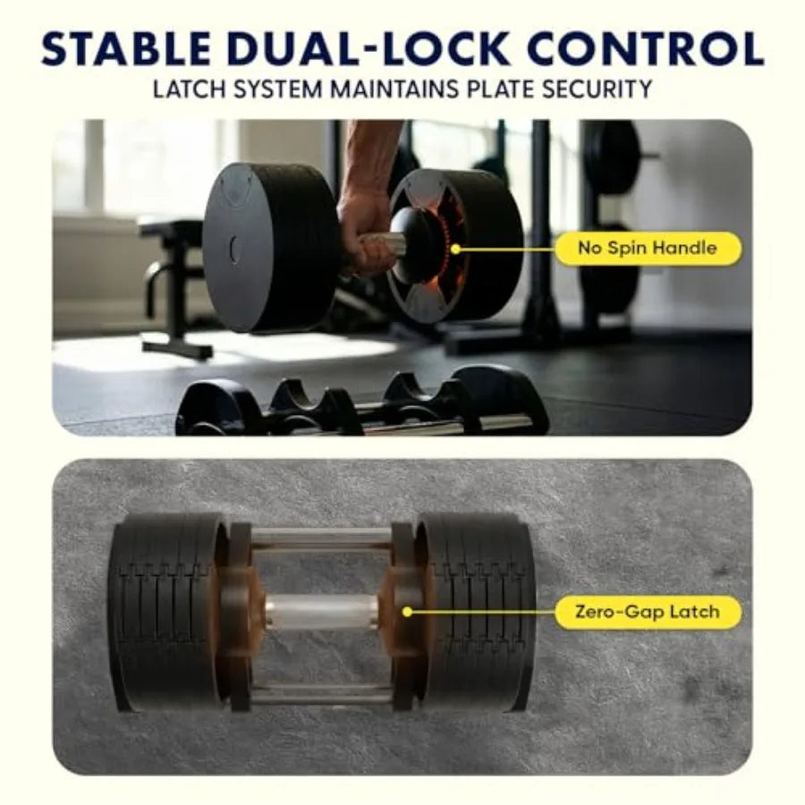 Quick Change Adjustable Dumbbell Set