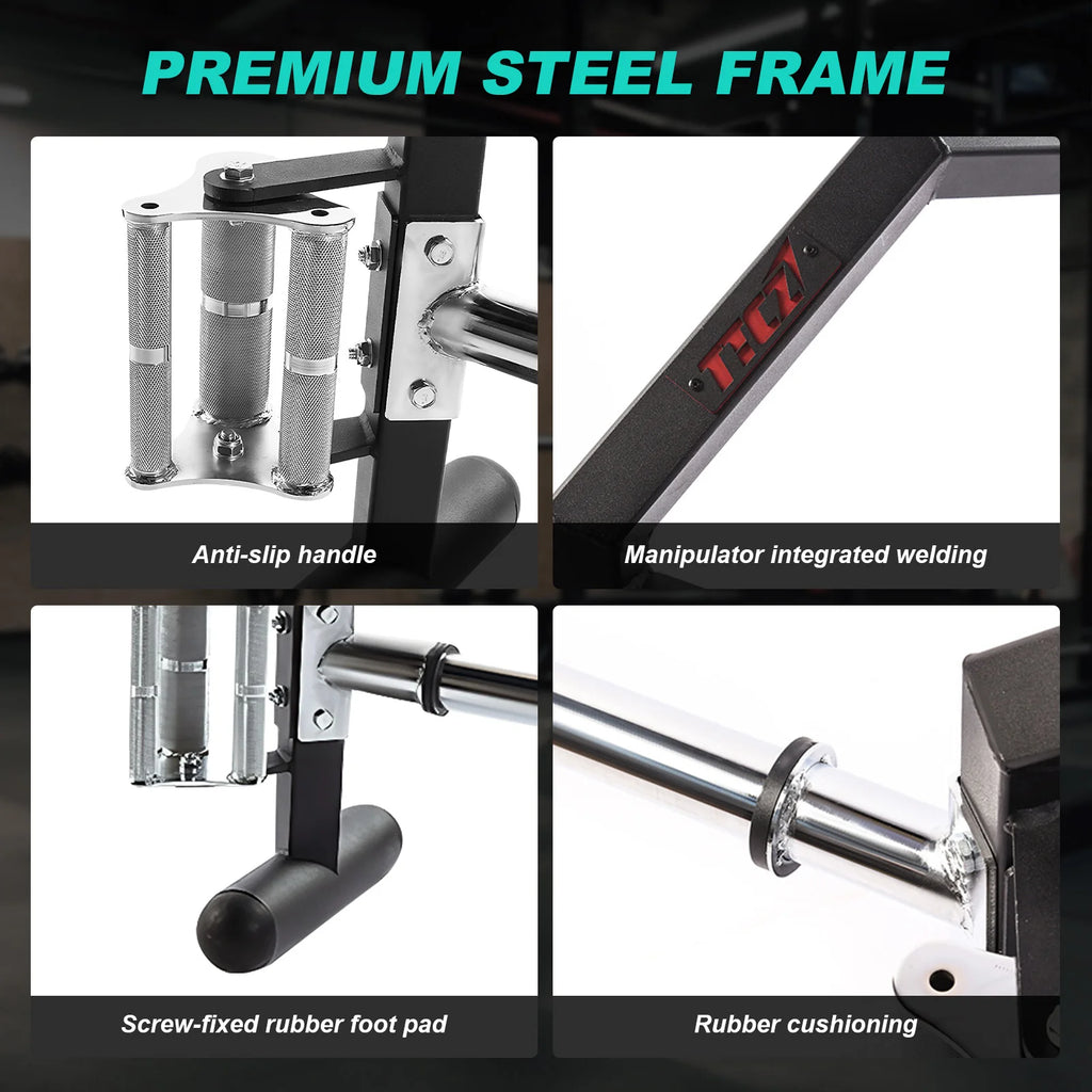 Rackable Open Trap Bar Wear Resist Deadlift Squat Barbell Hexagonal Barbell Squat Bar for Deadlift Carries Lunges Squats