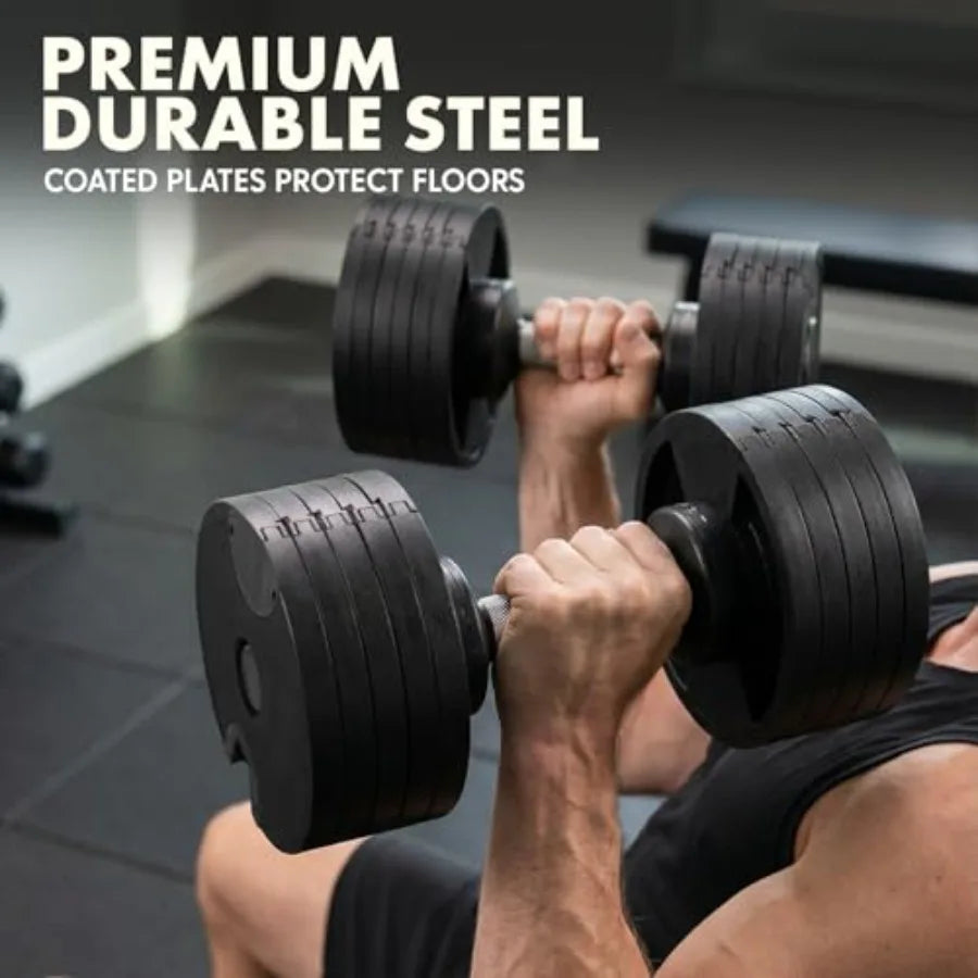 Quick Change Adjustable Dumbbell Set