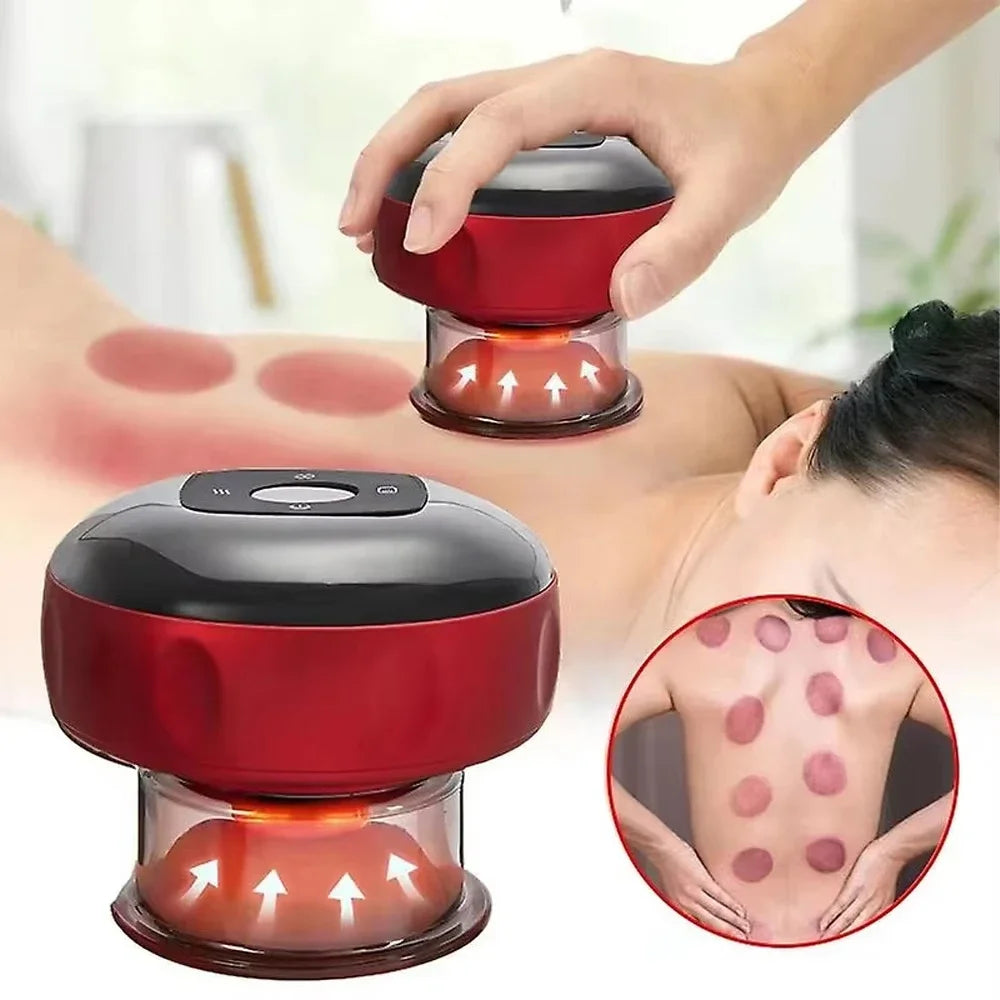Rechargeable Electric Cupping & Gua Sha Massage Set
