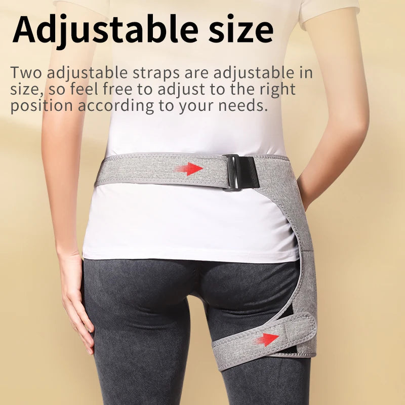 Hip Massager - 3-Gear Red Light Heat& Vibration, Relieves Muscle Soreness Pain,Arthritis, Aids Sports Recovery, For Fitness Fans