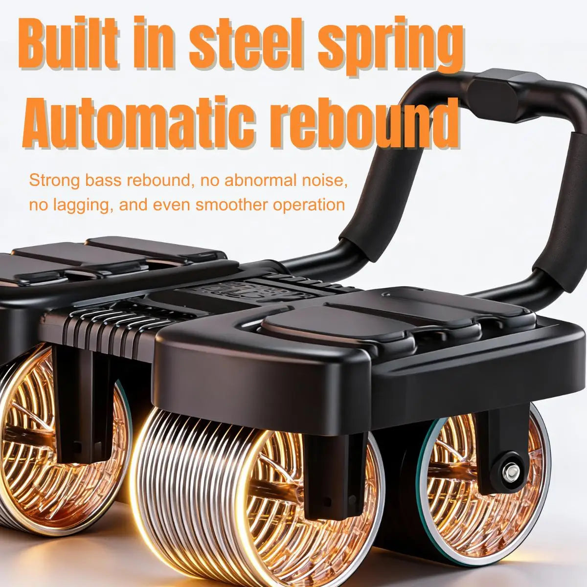 4-Wheel Ab Roller w/ Elbow Support