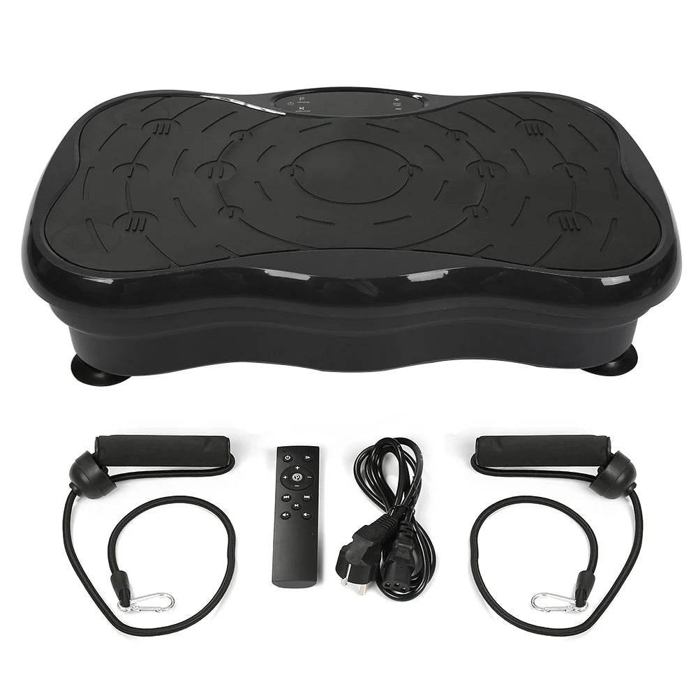 Vibration Plates, Vibration Fitness Equipment For Home, With Bluetooth Speaker, 2 Resistance Bands, Vibration Fitness Trainer