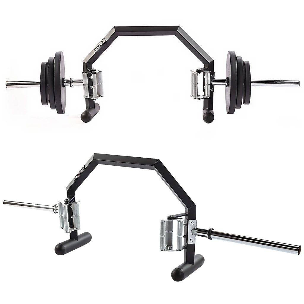 Rackable Open Trap Bar Wear Resist Deadlift Squat Barbell Hexagonal Barbell Squat Bar for Deadlift Carries Lunges Squats