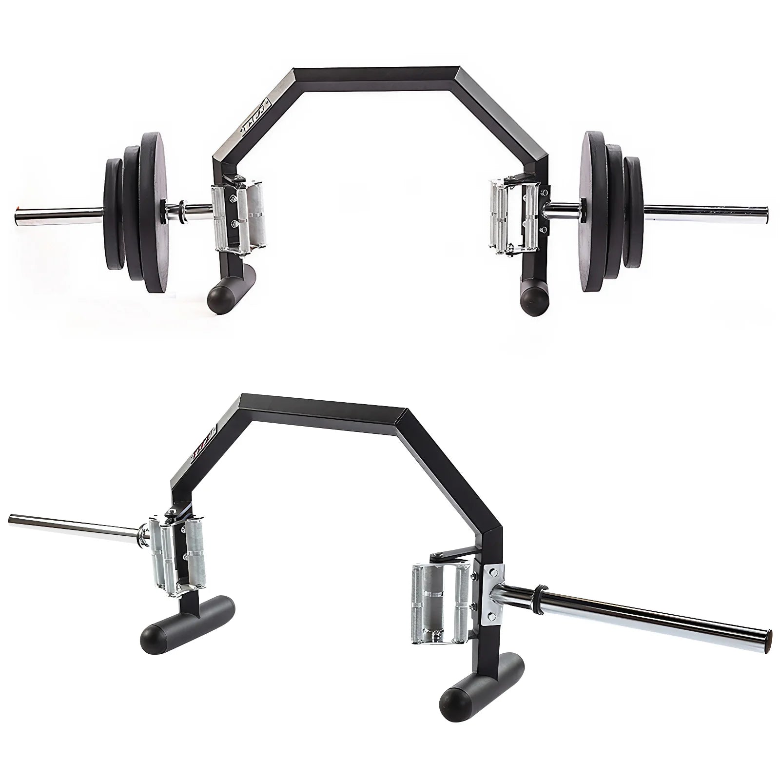 Rackable Open Trap Bar Wear Resist Deadlift Squat Barbell Hexagonal Barbell Squat Bar for Deadlift Carries Lunges Squats
