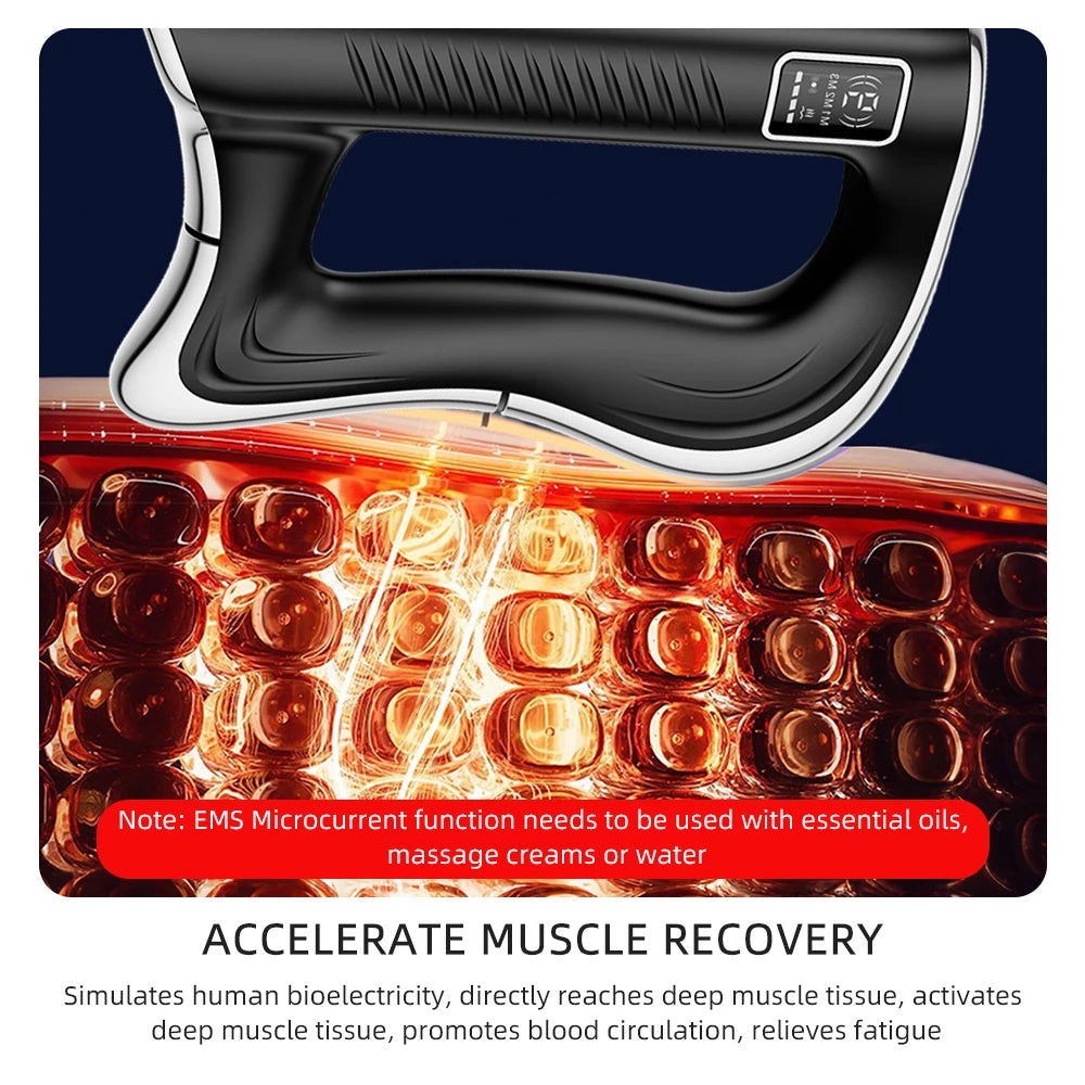 Electric Fascia Scraper Massager – 9 Vibration Settings