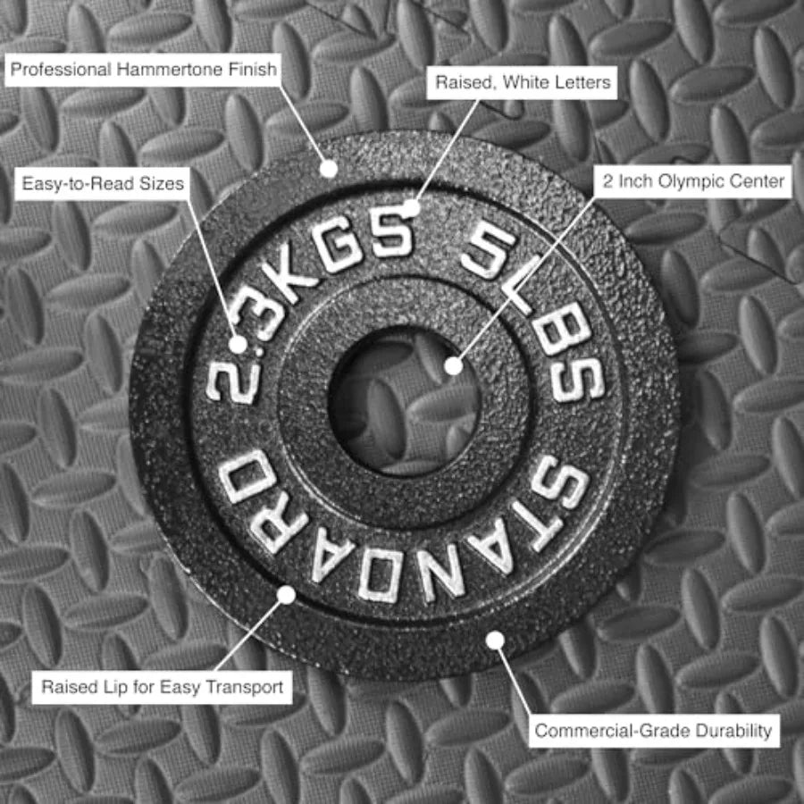 Steel Weight Plate Set