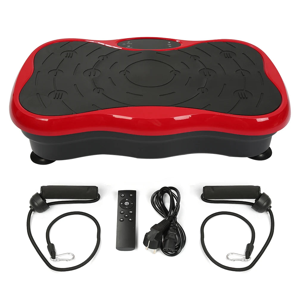 Vibration Plates, Vibration Fitness Equipment For Home, With Bluetooth Speaker, 2 Resistance Bands, Vibration Fitness Trainer
