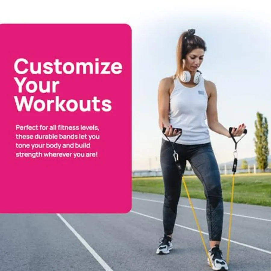 150LB Stackable Resistance Band Set