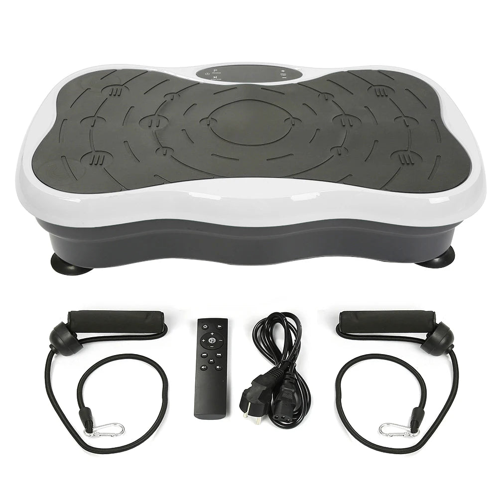 Vibration Plates, Vibration Fitness Equipment For Home, With Bluetooth Speaker, 2 Resistance Bands, Vibration Fitness Trainer