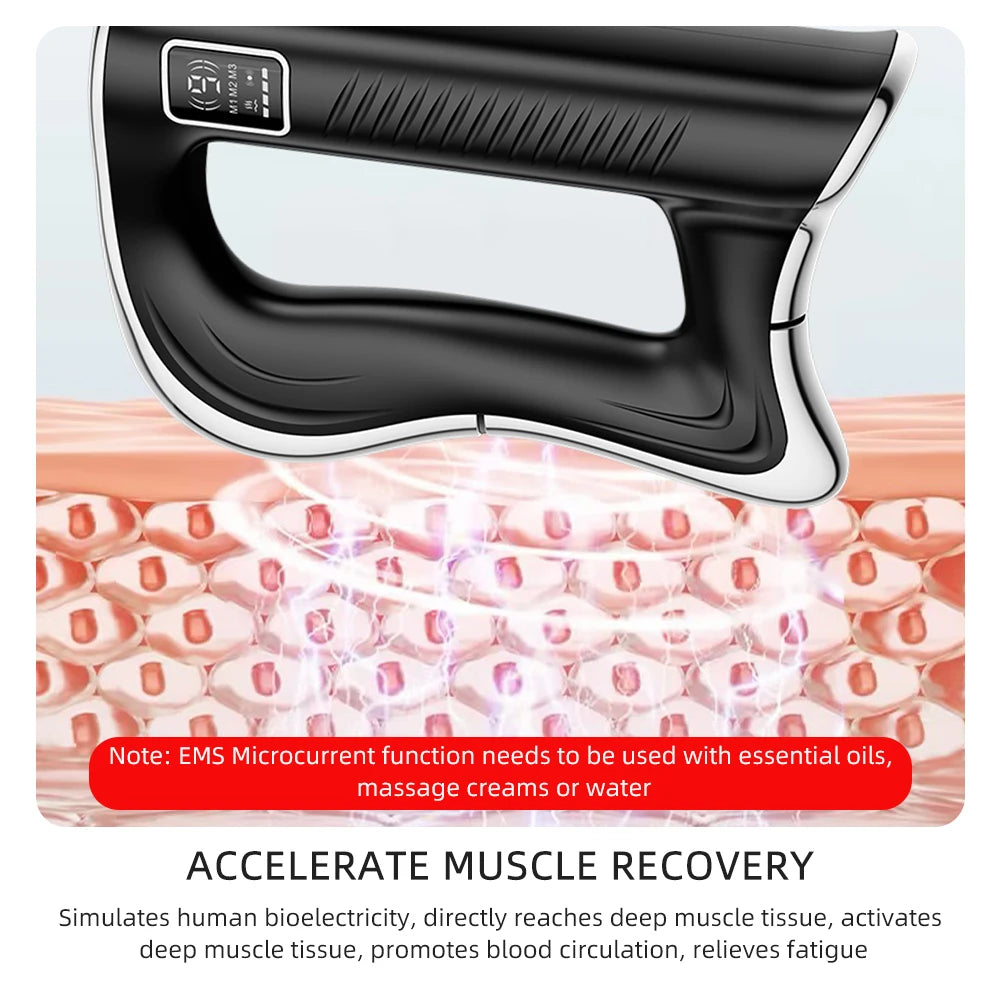 Electric Fascia Scraper Massager – 9 Vibration Settings