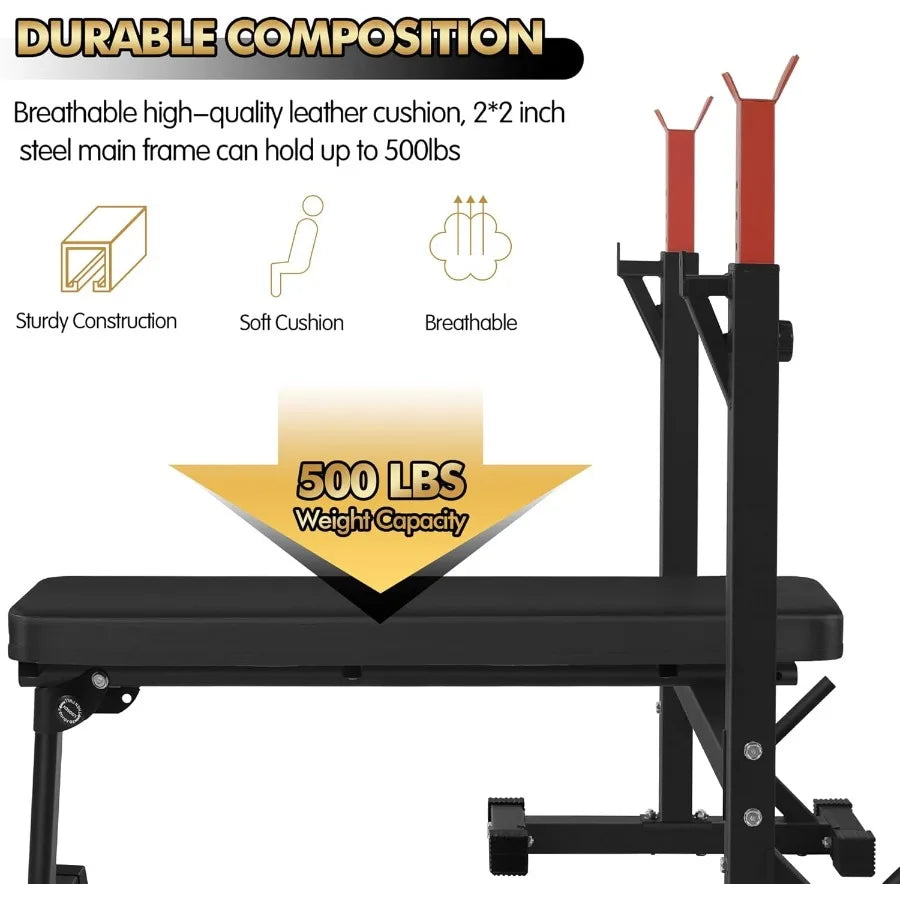 Bench Press with Squat Rack
